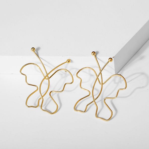 gold color hollow butterfly stud earrings for women retro alloy insect pendientes earring charm ear ring oorbellen jewelry gifts, Golden;silver
gold color hollow butterfly stud earrings for women retro alloy insect pendientes earring charm ear ring oorbellen jewelry gifts, Golden;silver