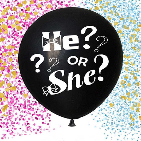 black gender reveal balloons he or she confetti latex ballon baby shower gender reveal party decoration supplies
black gender reveal balloons he or she confetti latex ballon baby shower gender reveal party decoration supplies