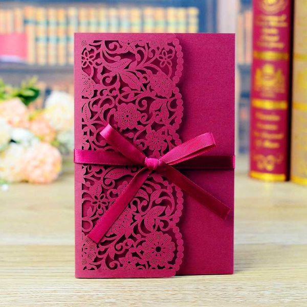 1pcs sample laser cut wedding invitation card lace flower greeting card customize with rsvp ribbon wedding party supplies
1pcs sample laser cut wedding invitation card lace flower greeting card customize with rsvp ribbon wedding party supplies