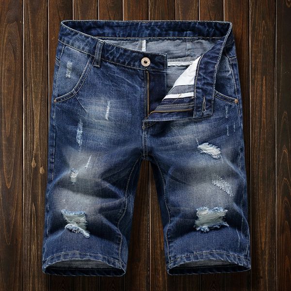 summer thin ripped denim korean style trendy men's casual slim fit five-point shorts and shorts pants men's five-point breeches no, Blue
summer thin ripped denim korean style trendy men's casual slim fit five-point shorts and shorts pants men's five-point breeches no, Blue