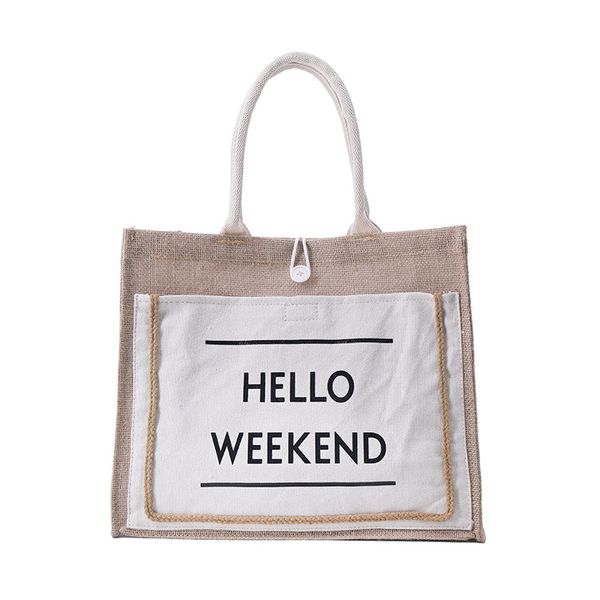 women handle bag casual large capacity shoulder bags linen luxury tote lady daily handbag simple canvas beach shopping bag
women handle bag casual large capacity shoulder bags linen luxury tote lady daily handbag simple canvas beach shopping bag