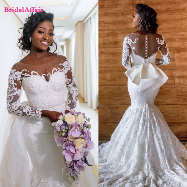 modest african mermaid lace wedding dress 2020 vestido de noiva black girl women wedding gowns long sleeve bride dresses, Blue;red
modest african mermaid lace wedding dress 2020 vestido de noiva black girl women wedding gowns long sleeve bride dresses, Blue;red