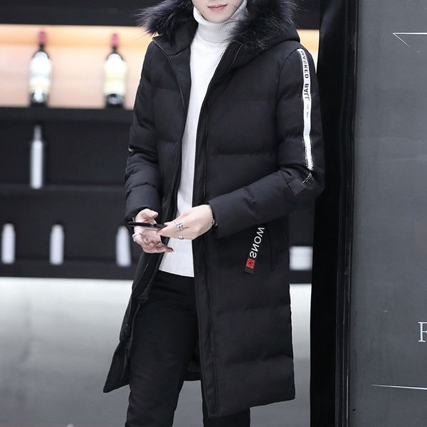 casual loose solid men winter warm parkas pockets hooded long coat zipper fashion warm thick jacket 2020, Black
casual loose solid men winter warm parkas pockets hooded long coat zipper fashion warm thick jacket 2020, Black