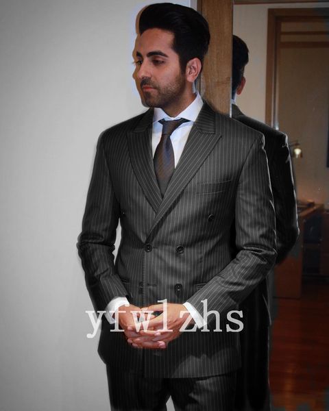 новые двубортный groomsmen пик нагрудные свадебные groom tuxedos мужские костюмы венчания / prom / ужин best man blazer (куртка + tie + брюк, Black;gray
новые двубортный groomsmen пик нагрудные свадебные groom tuxedos мужские костюмы венчания / prom / ужин best man blazer (куртка + tie + брюк, Black;gray
