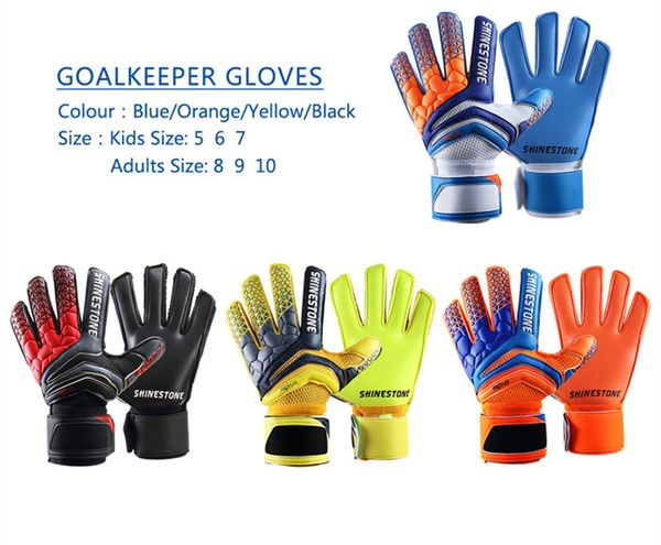 men professional soccer goalkeeper gloves finger protection goal thickened latex football gloves for futbol futebol goalkeeper, Black
men professional soccer goalkeeper gloves finger protection goal thickened latex football gloves for futbol futebol goalkeeper, Black