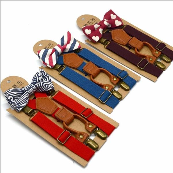 children adjustable lattice suspenders fashion baby plaid braces kids strap clip with bow tie 9 colors belts wy794, Black;brown
children adjustable lattice suspenders fashion baby plaid braces kids strap clip with bow tie 9 colors belts wy794, Black;brown