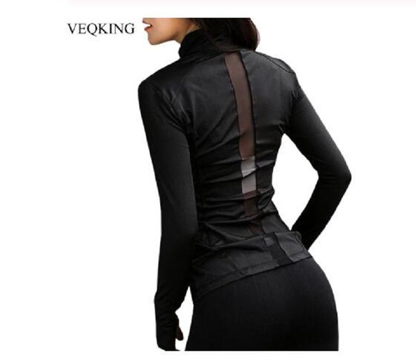 new mesh splice running jacket women sports jacket women long sleeve yoga jacket breathable yoga women sport shirt, Black;red
new mesh splice running jacket women sports jacket women long sleeve yoga jacket breathable yoga women sport shirt, Black;red