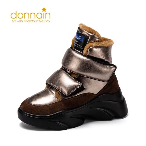 donnain bronze women hook loop snow boots cow suede warm wool winter shoes round toe chunky heel platform footwear for female, Black
donnain bronze women hook loop snow boots cow suede warm wool winter shoes round toe chunky heel platform footwear for female, Black