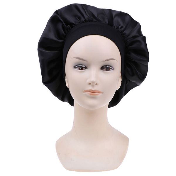 shower caps 58cm long hair care women satin bonnet cap night sleep hat silk head wrap adjust knitted solid color
shower caps 58cm long hair care women satin bonnet cap night sleep hat silk head wrap adjust knitted solid color
