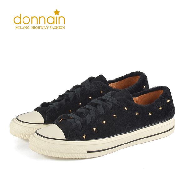 donnain kid suede autumn shoes for women comfortable lace up low heel sneakers warm wool round toe fashion rivet female flats, Black
donnain kid suede autumn shoes for women comfortable lace up low heel sneakers warm wool round toe fashion rivet female flats, Black