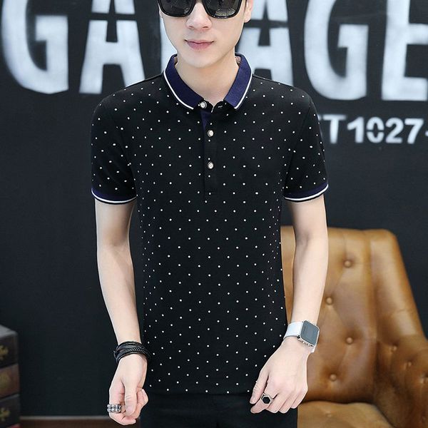 men's polo shirt short-sleeved 2020 new arrival fahion men's summer stand collar new casual lapel t-shirt tees 31, White;black
men's polo shirt short-sleeved 2020 new arrival fahion men's summer stand collar new casual lapel t-shirt tees 31, White;black