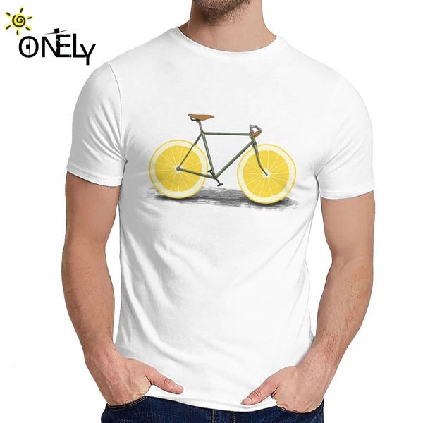 o-neck bicycle lemon tee shirt new arrival for men 100% cotton t shirt sale