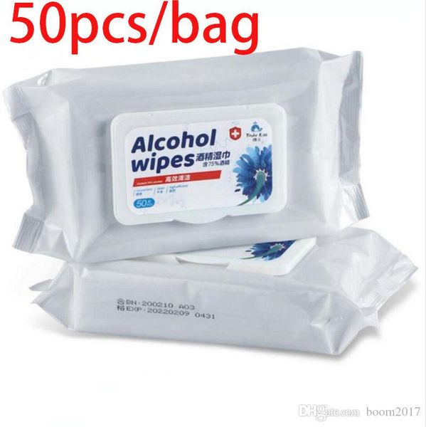 50pcs/bag 75% alcohol wipes disinfecting disposable hand wipes alcohol cleaning wipe portable disinfecting dipes boom2017
50pcs/bag 75% alcohol wipes disinfecting disposable hand wipes alcohol cleaning wipe portable disinfecting dipes boom2017