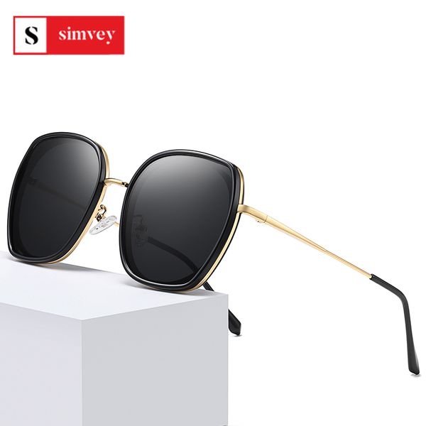 sunglasses simvey fashion ladies polarised classic vintage oversized designer sun glasses uv400 protection, White;black
sunglasses simvey fashion ladies polarised classic vintage oversized designer sun glasses uv400 protection, White;black