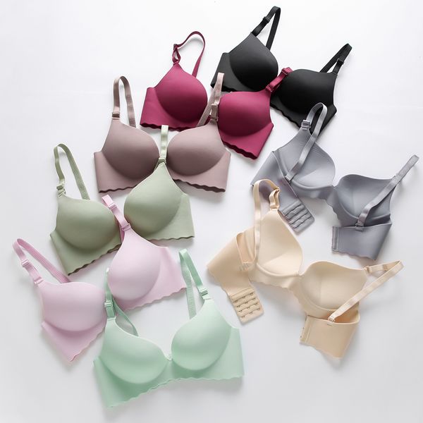 bras comfortable gathering brassiere underwear no steel ring lining medium thick cup-type three-row buckle, Red;black
bras comfortable gathering brassiere underwear no steel ring lining medium thick cup-type three-row buckle, Red;black
