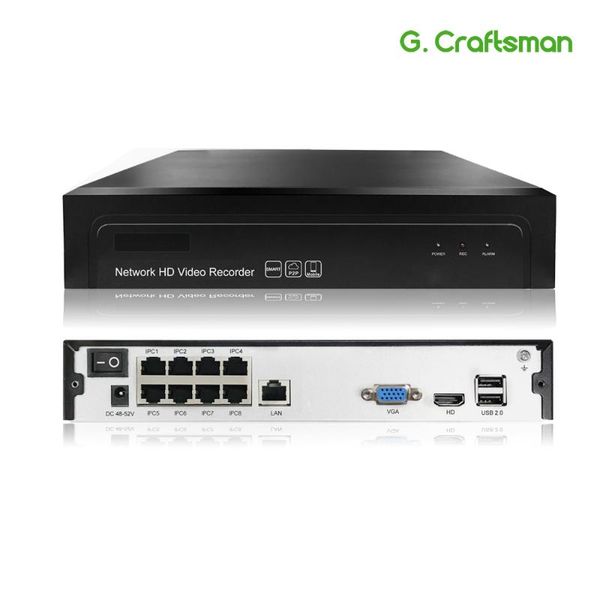 8-канальный poe 5mp nvr h.265 nvr network video recorder до 16ch 1 hdd 24/7 запись ip камеры onvif 2.6 p2p системы g.ccraftsman, Black;white
8-канальный poe 5mp nvr h.265 nvr network video recorder до 16ch 1 hdd 24/7 запись ip камеры onvif 2.6 p2p системы g.ccraftsman, Black;white