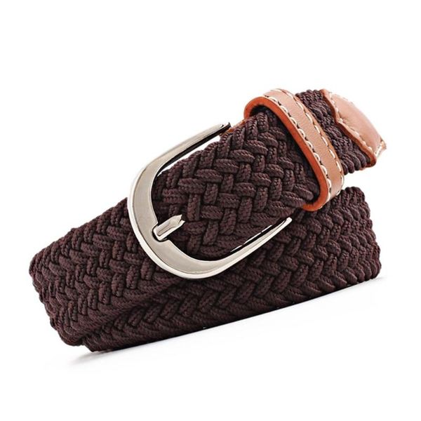 2020 fashion good quality women waist belt elastic waistband canvas buckle braided woven stretch straps, Black;brown
2020 fashion good quality women waist belt elastic waistband canvas buckle braided woven stretch straps, Black;brown