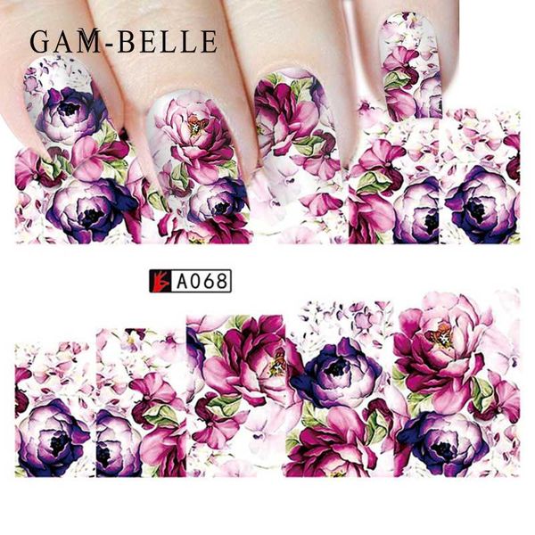 gam-belle mixed fashion flower series nail art stickers water transfer decals wraps nail art tattoos diy printing, Black
gam-belle mixed fashion flower series nail art stickers water transfer decals wraps nail art tattoos diy printing, Black