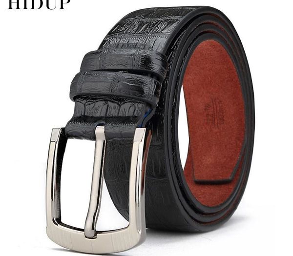 hidup 2020 new fashion crocodile pattern cow genuine leather belts good quality design pin buckle metal belt men 3.5cm nwj427, Black;brown
hidup 2020 new fashion crocodile pattern cow genuine leather belts good quality design pin buckle metal belt men 3.5cm nwj427, Black;brown