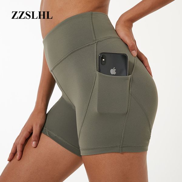 slim fit high waist yoga sport shorts with phone pockets women solid fitness running shorts tummy control workout gym, White;red
slim fit high waist yoga sport shorts with phone pockets women solid fitness running shorts tummy control workout gym, White;red