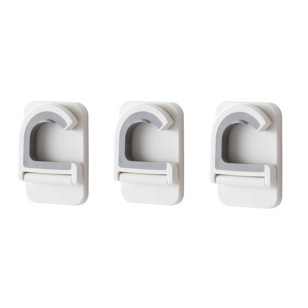 3pcs grippers wall mounted broom holder mop organizer no drilling self adhesive
3pcs grippers wall mounted broom holder mop organizer no drilling self adhesive