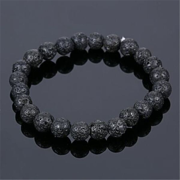 en gros 10pc hommes femmes pierre de lave pierre perlée extensible yoga mala bracelet 10mm, Black
en gros 10pc hommes femmes pierre de lave pierre perlée extensible yoga mala bracelet 10mm, Black