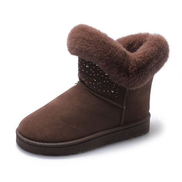 cotton shoes female new women's boots winter plus velvet cotton shoes thick soled warm snow women's boots y11-54, Black
cotton shoes female new women's boots winter plus velvet cotton shoes thick soled warm snow women's boots y11-54, Black