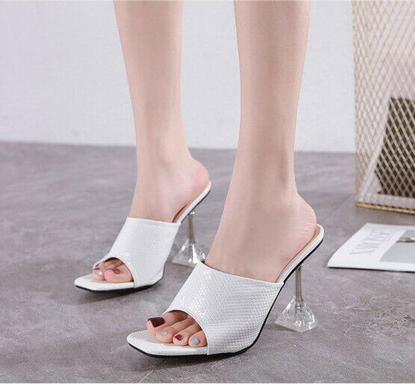 fashion women's peep toe block heels slippers faux leather shoes pumps, Black
fashion women's peep toe block heels slippers faux leather shoes pumps, Black