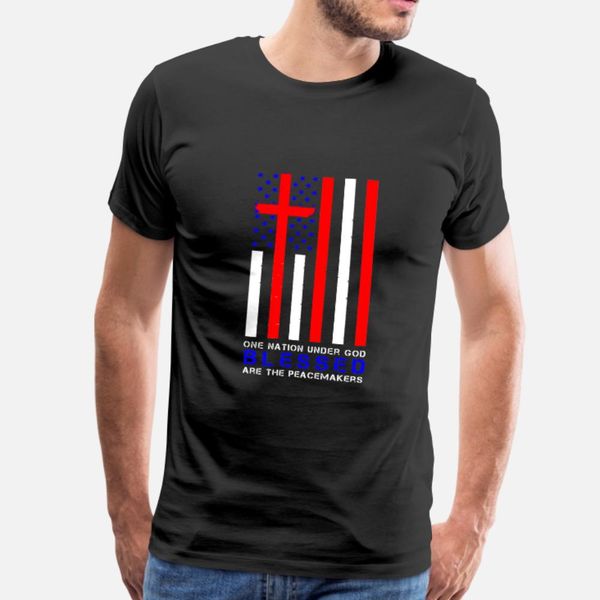 one nation under god thin blue line t shirt men designing tee shirt s-xxxl slim fitness new fashion spring letter shirt
one nation under god thin blue line t shirt men designing tee shirt s-xxxl slim fitness new fashion spring letter shirt