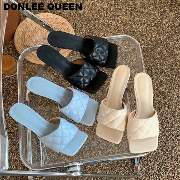 2020 square slippers peep toe med heel 4cm slides summer shoe women embroidery mule massage outsole slipper size 35-41 y200624, Black
2020 square slippers peep toe med heel 4cm slides summer shoe women embroidery mule massage outsole slipper size 35-41 y200624, Black