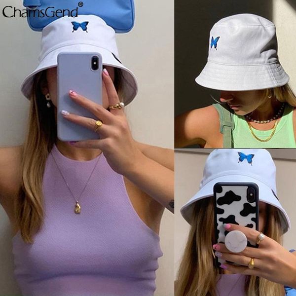 2020 new style bucket hat women butterfly embroidery foldable anti-sunburn bucket sun hat caps summer sun hats, Blue;gray
2020 new style bucket hat women butterfly embroidery foldable anti-sunburn bucket sun hat caps summer sun hats, Blue;gray