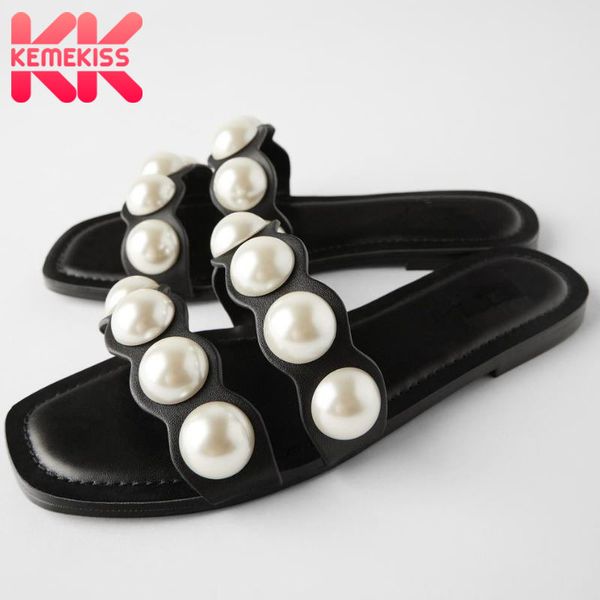 kemekiss new women sandals shoes string beads woman slippers shoes casual solid color fashion footwear size 33-40, Black
kemekiss new women sandals shoes string beads woman slippers shoes casual solid color fashion footwear size 33-40, Black