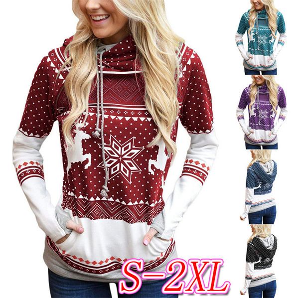 christmas elk snowflake printed women hooded hoodies designers finger sweater with pocket casual sports autumn sweatshirts sale d9305, White
christmas elk snowflake printed women hooded hoodies designers finger sweater with pocket casual sports autumn sweatshirts sale d9305, White