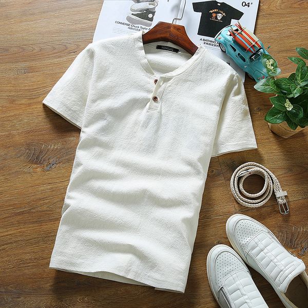 summer short sleeve v collar t-shirt men fashion bottom thin trend kg-168, White;black
summer short sleeve v collar t-shirt men fashion bottom thin trend kg-168, White;black