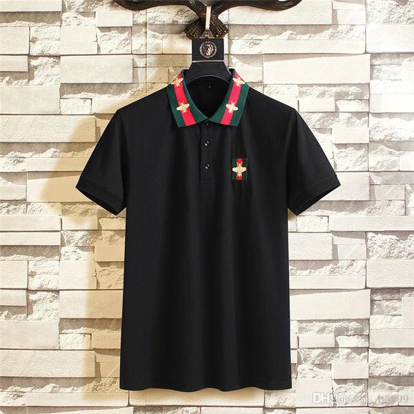 new 20ss g summer men brand designer polos shirt fashion embroidery bees snake polo male casual short sleeves turn-down collar polo, White;black
new 20ss g summer men brand designer polos shirt fashion embroidery bees snake polo male casual short sleeves turn-down collar polo, White;black