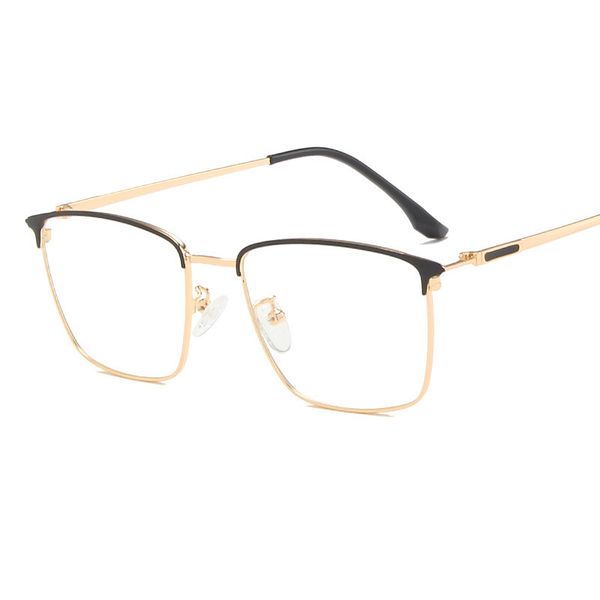 2020 retro trend square glasses frame fashion metal business flat mirror trend can be equipped with myopia glasses frame, Black
2020 retro trend square glasses frame fashion metal business flat mirror trend can be equipped with myopia glasses frame, Black