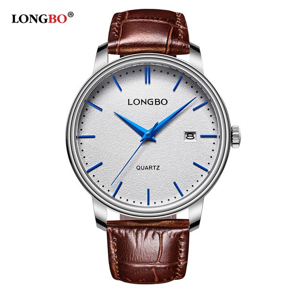 longbo men women watches fashion couples genuine leather strap quartz watch date calendar wristwatch, Slivery;brown
longbo men women watches fashion couples genuine leather strap quartz watch date calendar wristwatch, Slivery;brown