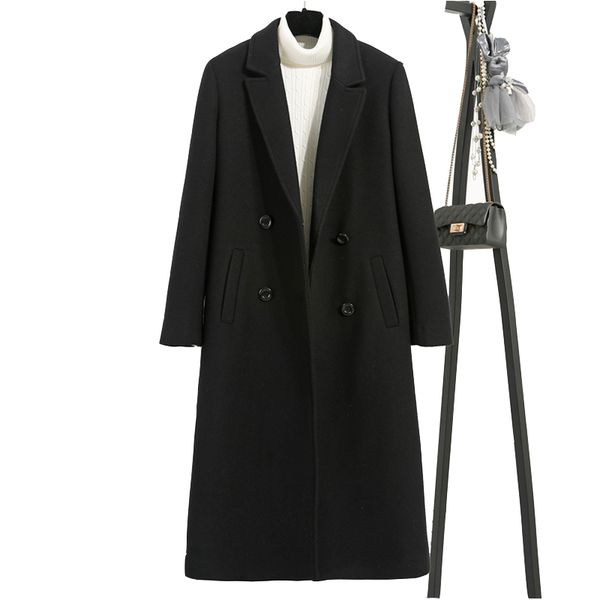 winter jacket women long thick wool coats women 2 colors 2020 new arrival plus size waist slimming han fashion thick woolen coat, Black
winter jacket women long thick wool coats women 2 colors 2020 new arrival plus size waist slimming han fashion thick woolen coat, Black