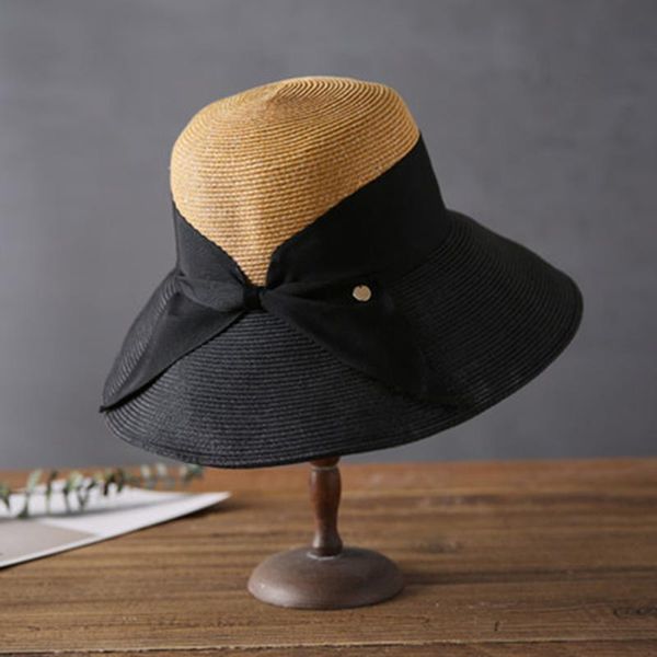 fisherman hat female japanese bowknot straw hat summer big eaves sunscreen beach seaside holiday sun, Blue;gray
fisherman hat female japanese bowknot straw hat summer big eaves sunscreen beach seaside holiday sun, Blue;gray