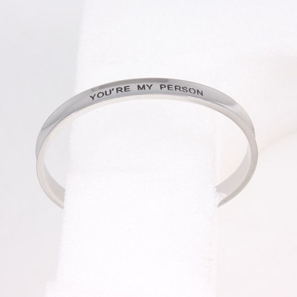 bangle you are my person 7mm stainless steel engraved positive inspirational quote cuff mantra bracelets bangles for women gift, Black
bangle you are my person 7mm stainless steel engraved positive inspirational quote cuff mantra bracelets bangles for women gift, Black