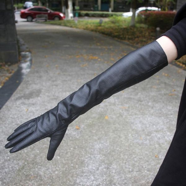long arm sleeve women gloves unlined perforated comfortable genuine leather glove men driving glove mitten fashion, Blue;gray
long arm sleeve women gloves unlined perforated comfortable genuine leather glove men driving glove mitten fashion, Blue;gray