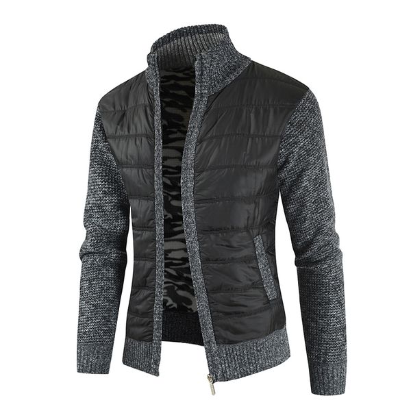men's sweaters fleece sweater coat thick patchwork wool cardigan muscle fit knitted jackets fashionable male clothing for autumn, White;black
men's sweaters fleece sweater coat thick patchwork wool cardigan muscle fit knitted jackets fashionable male clothing for autumn, White;black