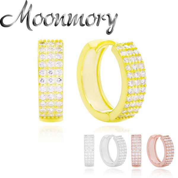 hoop & huggie moonmory 925 sterling silver full white zircon huggies earrings for women gold color crystal round circle earring jewelry, Golden;silver
hoop & huggie moonmory 925 sterling silver full white zircon huggies earrings for women gold color crystal round circle earring jewelry, Golden;silver