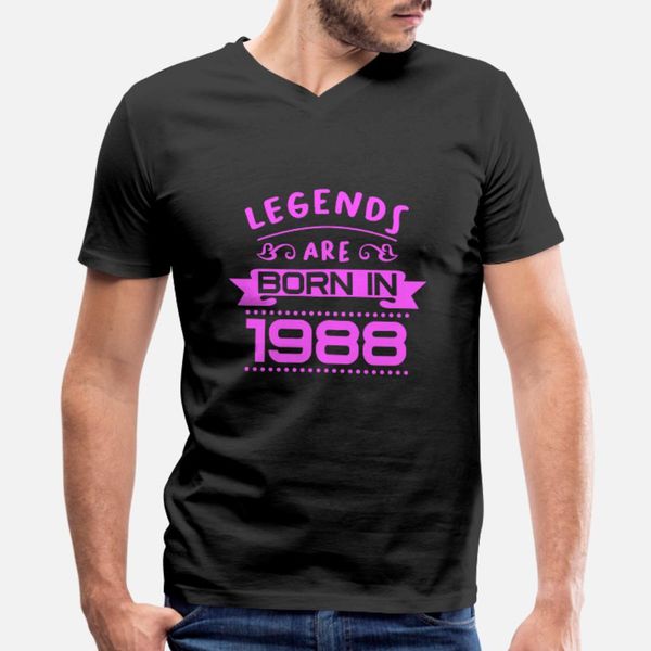 legends are born in 1988 t shirt men customized short sleeve crew neck leisure crazy comical summer formal shirt, White;black
legends are born in 1988 t shirt men customized short sleeve crew neck leisure crazy comical summer formal shirt, White;black