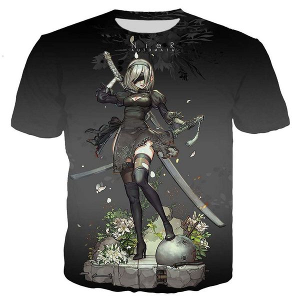 new cool anime nier automata 3d print shirts funny hippie kawaii men clothing
new cool anime nier automata 3d print shirts funny hippie kawaii men clothing