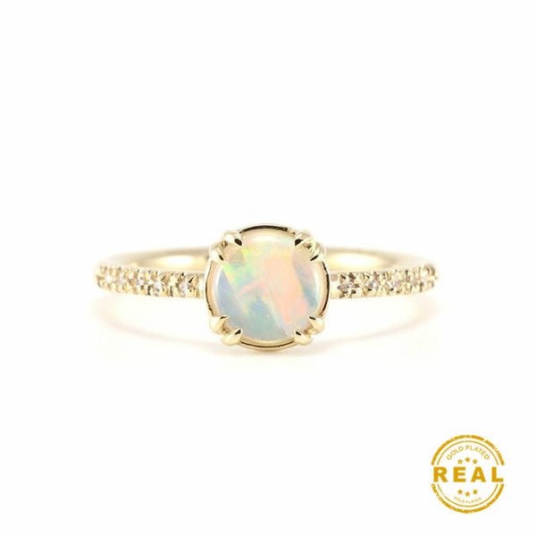 AprilGrass Brand Fashion Wedding Rings White Fire Opal Rings for Women Vintage Trendy Jewelry Birthstone Ring Engagement Gift Wedding Band
AprilGrass Brand Fashion Wedding Rings White Fire Opal Rings for Women Vintage Trendy Jewelry Birthstone Ring Engagement Gift Wedding Band