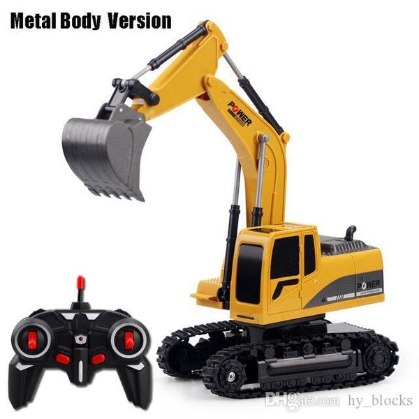 1:24 6ch metal excavator charging rc car 270 degree rotation alloy bucket remote control vehicle truck model kids toys
1:24 6ch metal excavator charging rc car 270 degree rotation alloy bucket remote control vehicle truck model kids toys