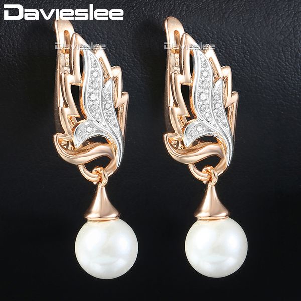 dangle & chandelier davieslee leaf pearl earrings for women paved clear cubic zirconia 585 rose gold filled dge114, Silver
dangle & chandelier davieslee leaf pearl earrings for women paved clear cubic zirconia 585 rose gold filled dge114, Silver