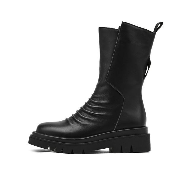 retro cow leather women mid-calf boots winter thick high heels ladies boots party casual shoes woman, Black
retro cow leather women mid-calf boots winter thick high heels ladies boots party casual shoes woman, Black
