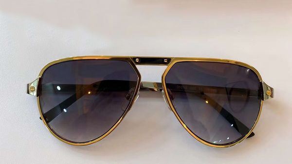 0101s pilot sunglasses gold black grey shaded sonnenbrille gafas de sol de fashion men sunglasses with box, White;black
0101s pilot sunglasses gold black grey shaded sonnenbrille gafas de sol de fashion men sunglasses with box, White;black